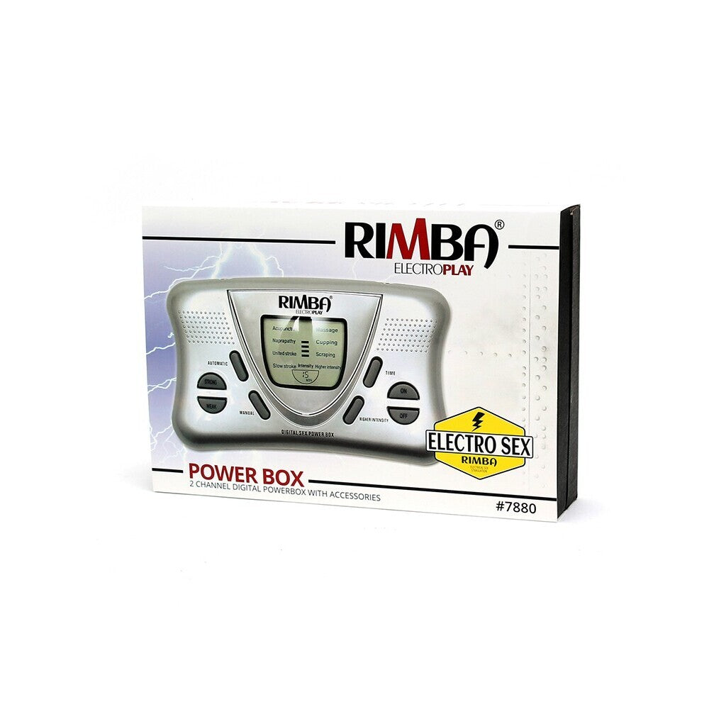 Rimba Black Electro Powerbox Stimulator with Dual-Channel Control