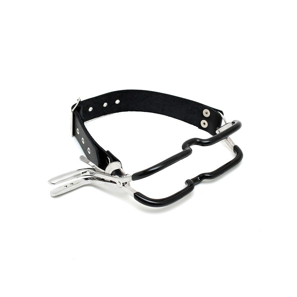 Rimba Stainless Steel Mouth Clamp with Leather Strap