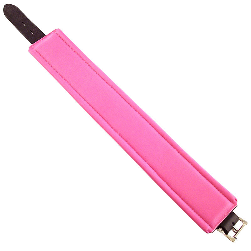 Rouge Garments Black and Pink Leather Padded Collar