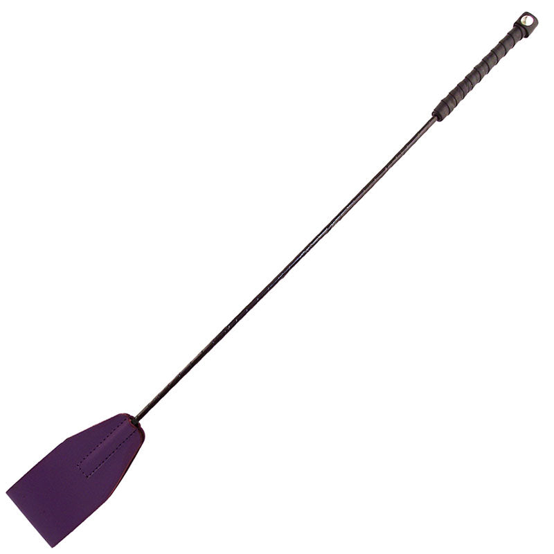 Rouge Garments Purple Riding Crop with Ergonomic Grip