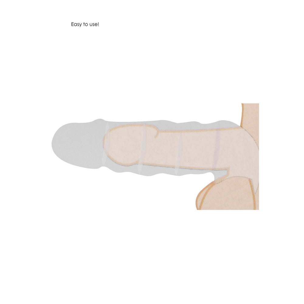 RealRock Black 7 Inch Realistic Penis Sleeve
