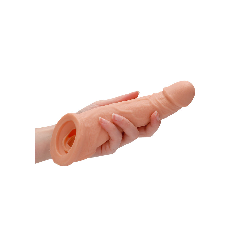 RealRock Flesh Pink 8 Inch Realistic Penis Sleeve