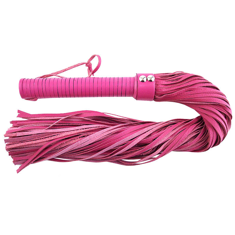 Rouge Garments Pink Leather Flogger