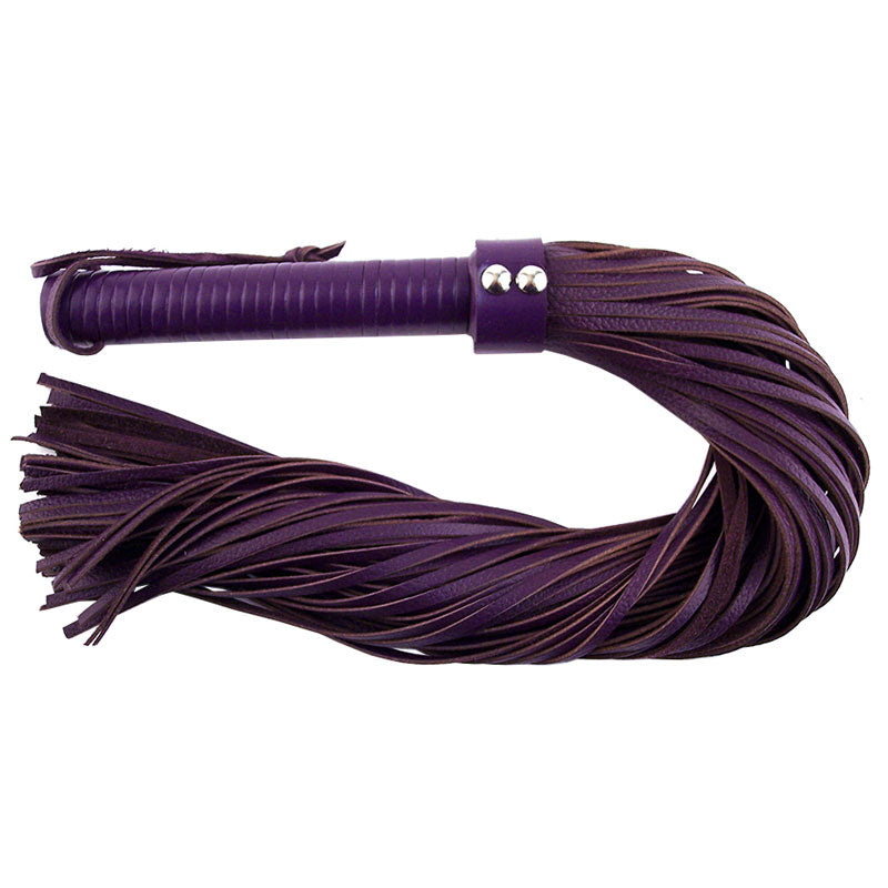 Rouge Garments Purple Leather Flogger