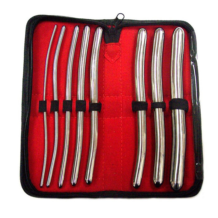 Rouge Silver Hegar Dilator Set with 8 Precision Sizes