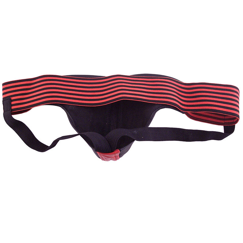 Rouge Garments Black and Red Sporty Jock with Comfort Fit