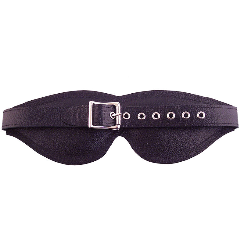 Rouge Garments Black Padded Blindfold for Sensory Deprivation