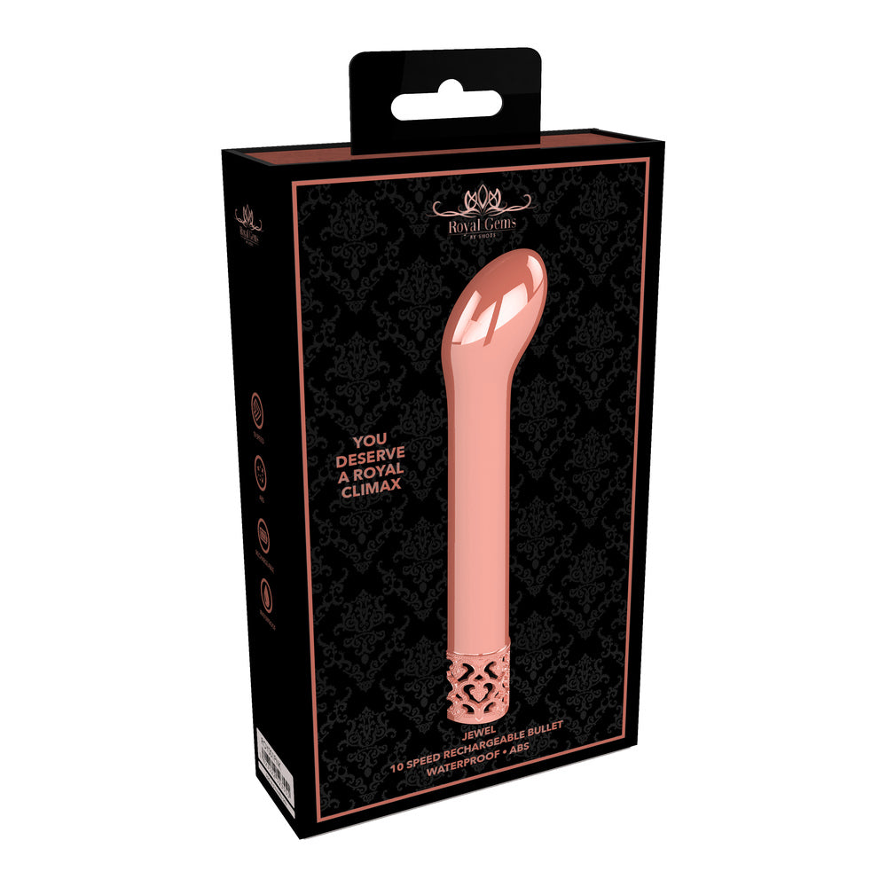 Royal Gems Rose Gold G Spot Bullet 10 Speed Settings