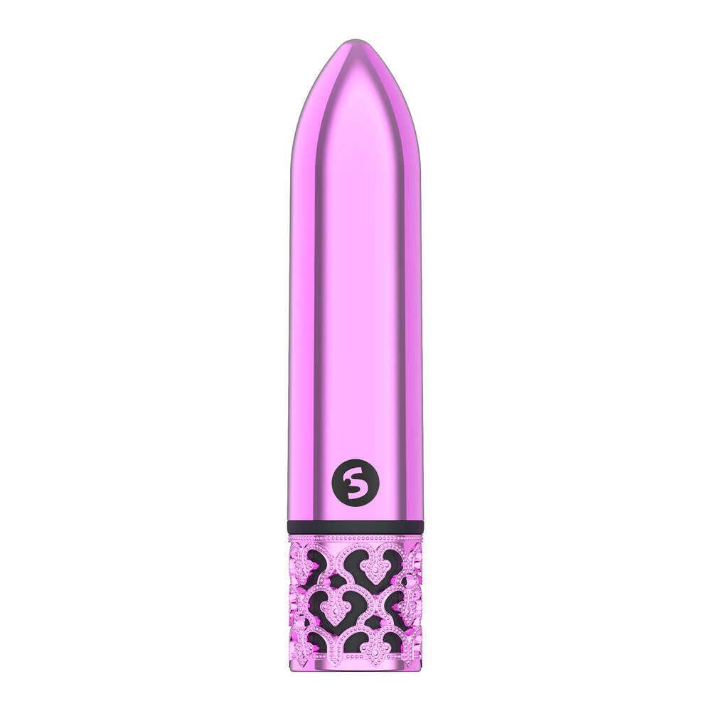 Royal Gems Pink Glamour Bullet Vibrator 10 Speeds