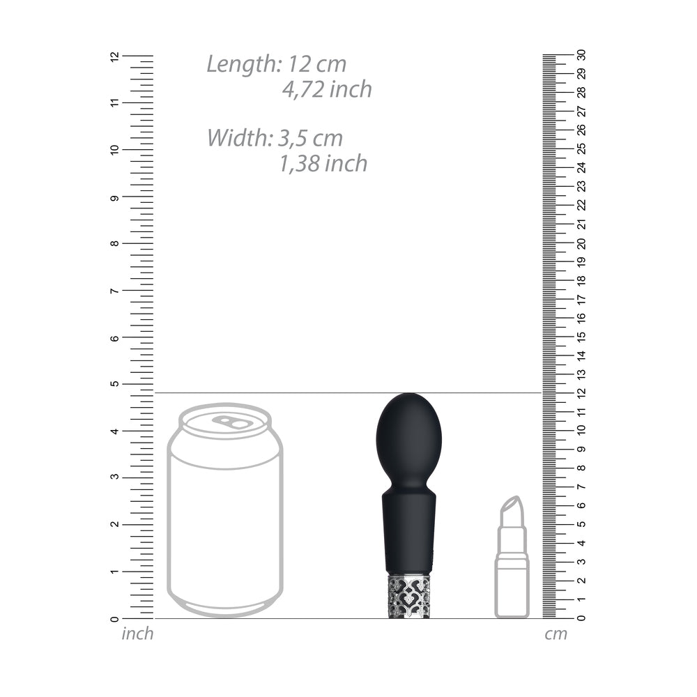 Royal Gems Black Rechargeable Bullet Vibrator