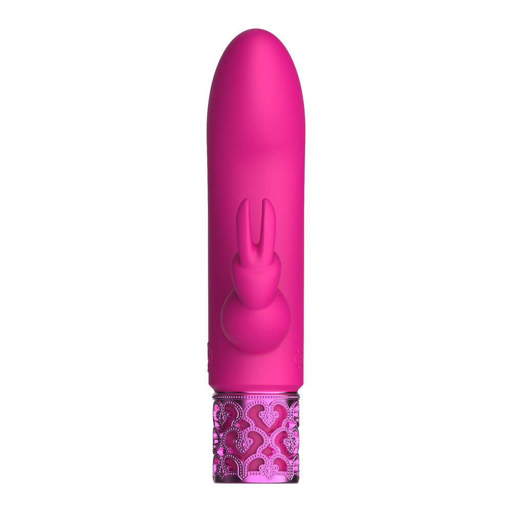 Royal Gems Pink Rechargeable Dazzling Rabbit Bullet