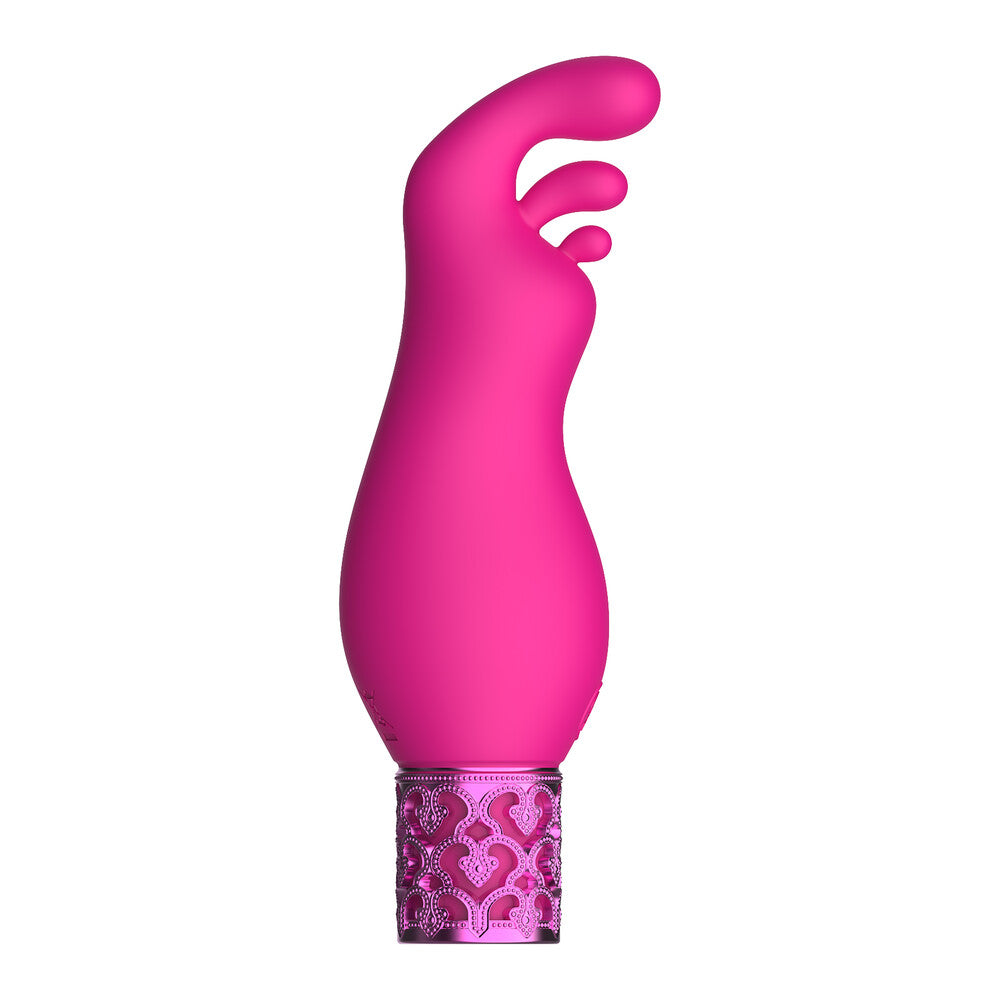 Royal Gems Pink Rechargeable Silicone Bullet Vibrator