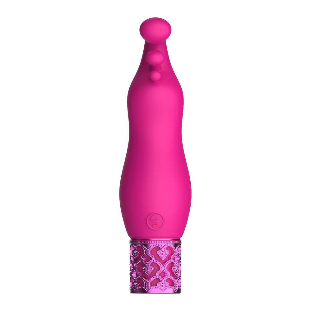 Royal Gems Pink Rechargeable Silicone Bullet Vibrator