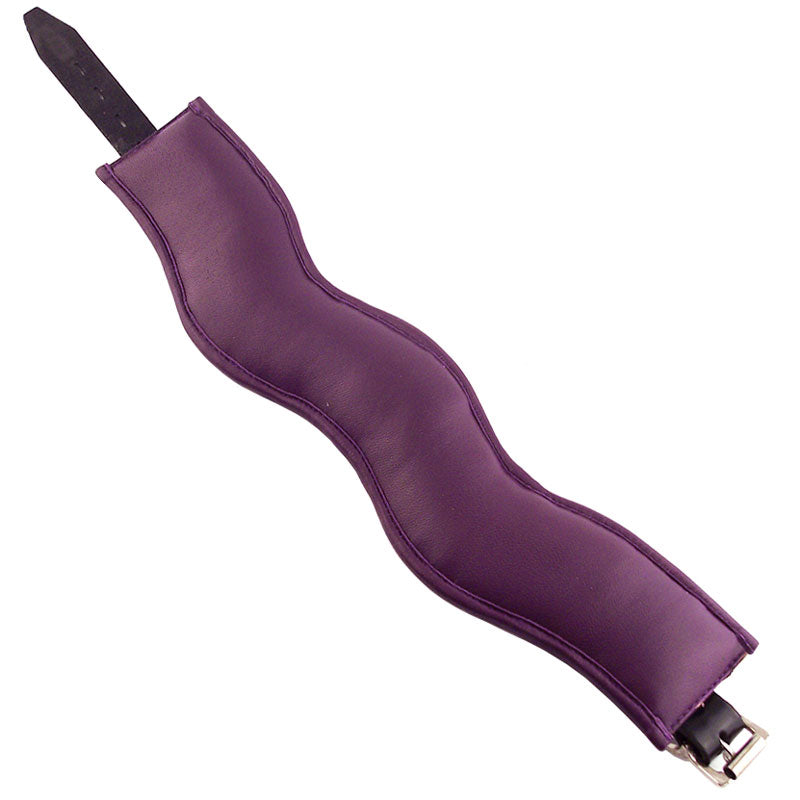 Rouge Garments Black Purple Padded Posture Collar Support