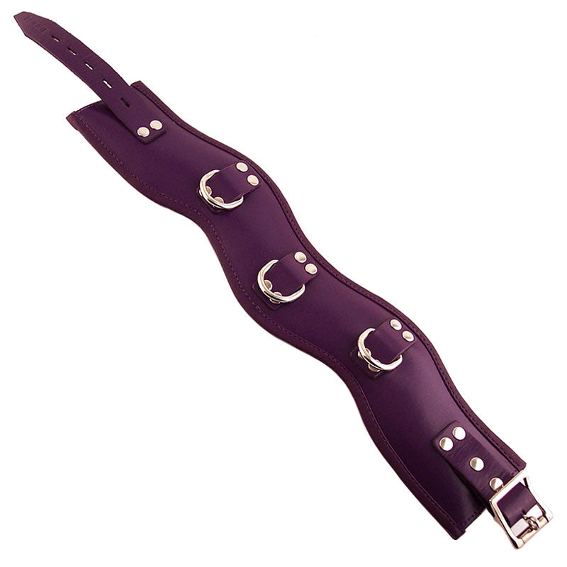 Rouge Garments Purple Padded Posture Collar with D Rings