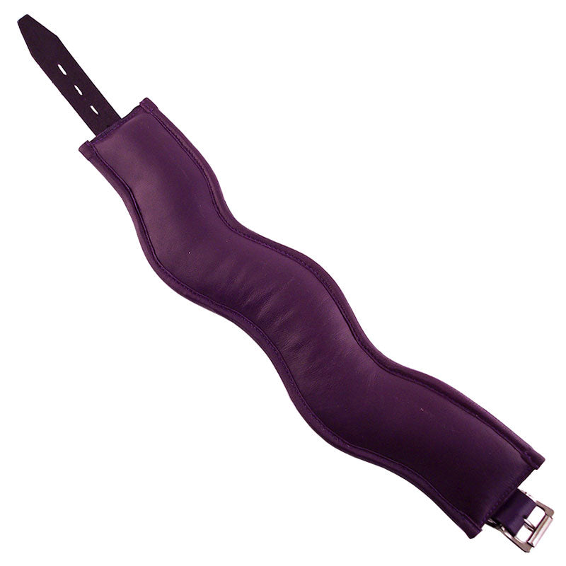 Rouge Garments Purple Padded Posture Collar with D Rings