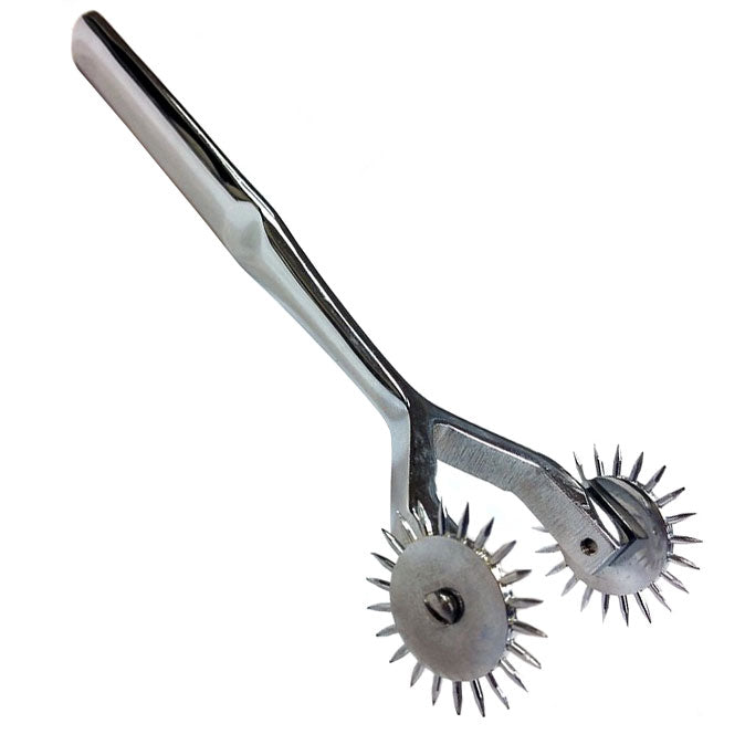 Rouge Silver Stainless Steel Double Pinwheel