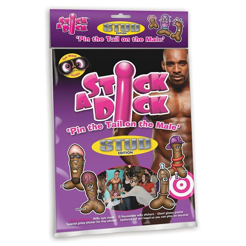 Hilarious Party Game Stick A Dick Stud Edition for Adult Fun