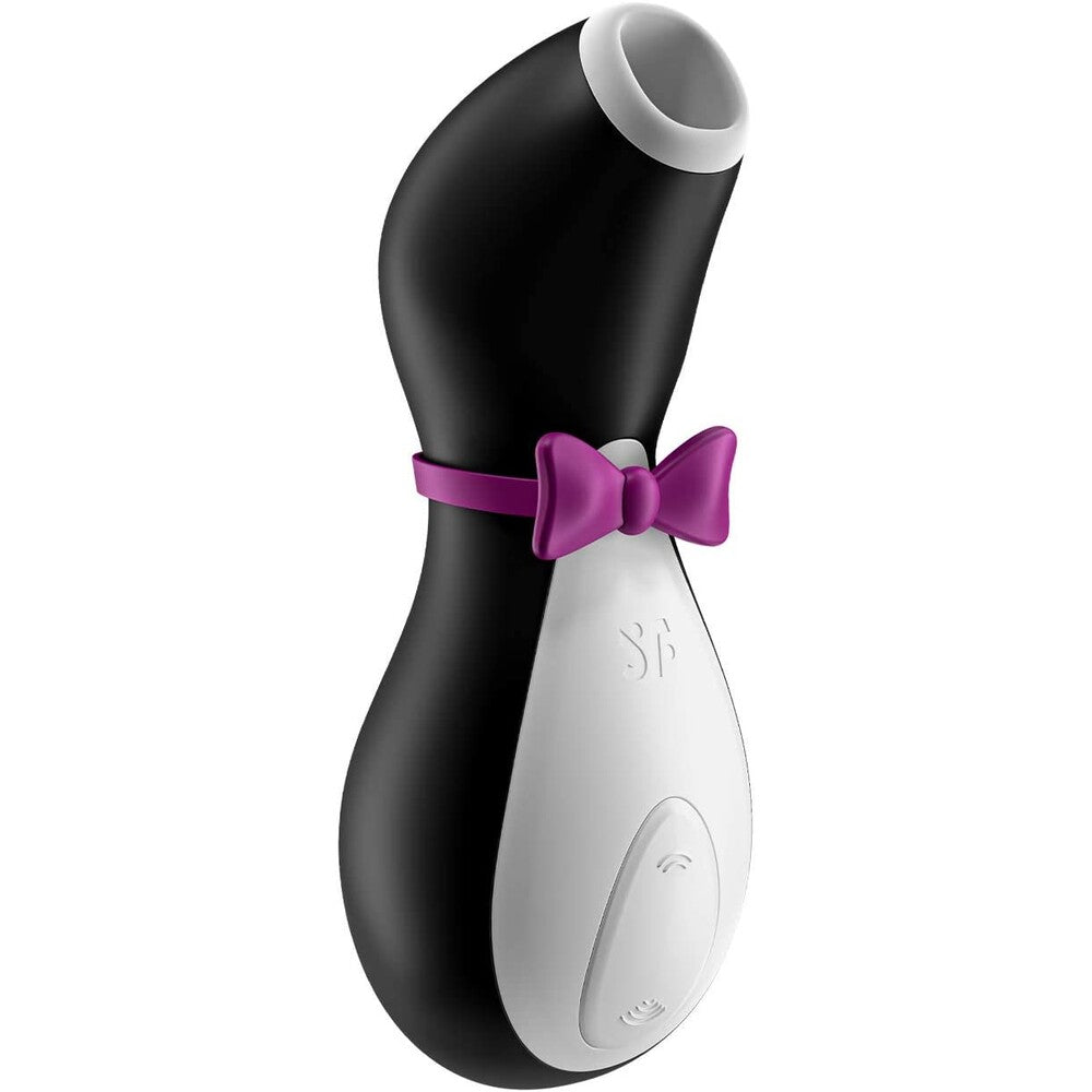 Satisfyer Black and White Clitoral Massager with Pressure Wave Technology