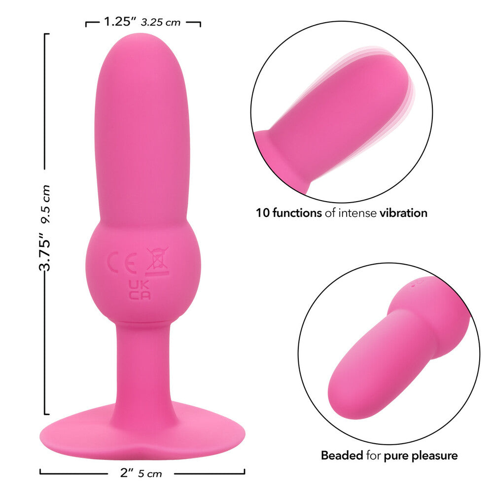 Vibrant Pleasure Purple Beaded Probe with 10 Functions