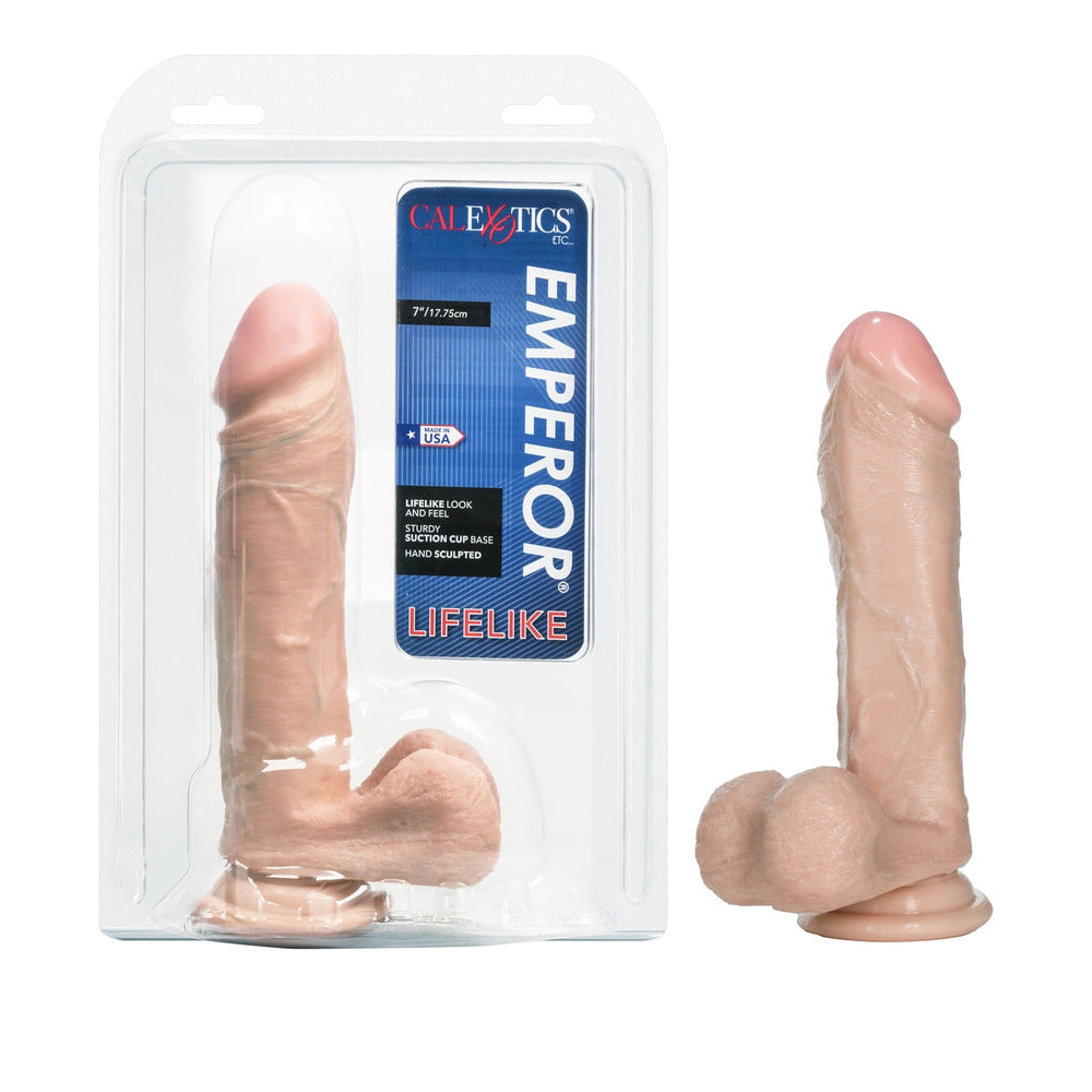 Emperor Ivory 7 Inch Realistic Dildo with Suction Cup Base