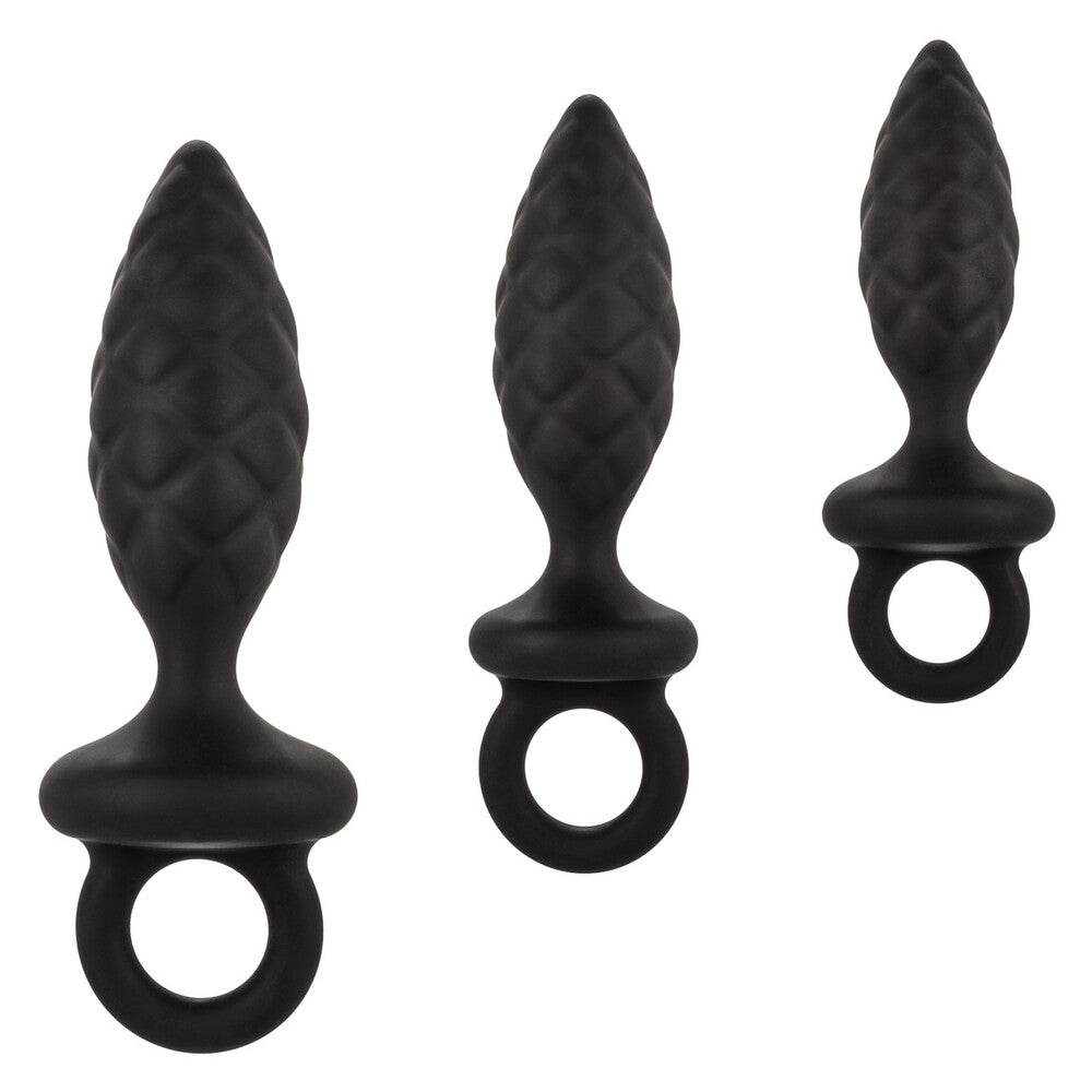 California Exotic 3 Piece Silicone Butt Plugs Set
