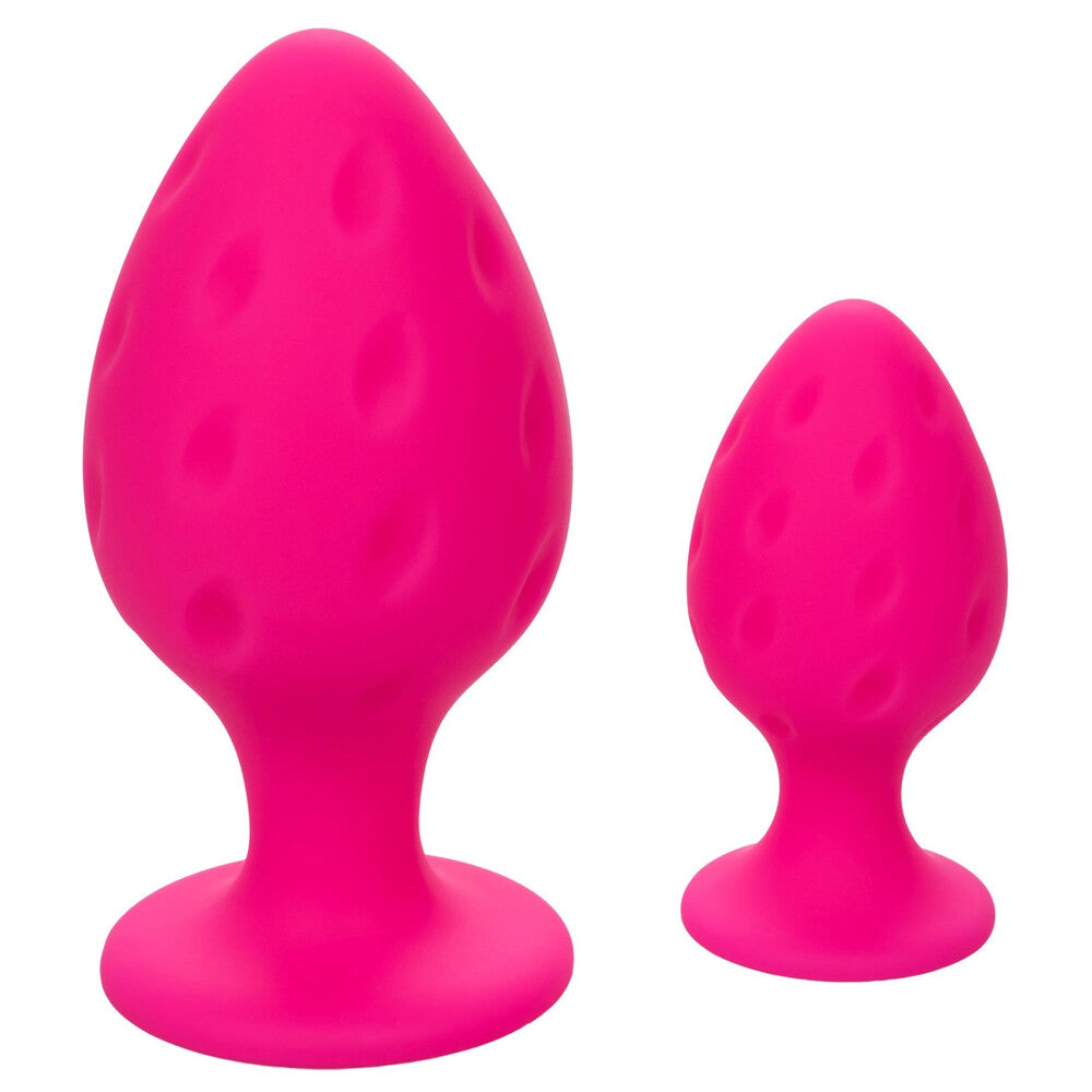 Pink Pleasure Boutique Silicone Butt Plug Duo for Couples
