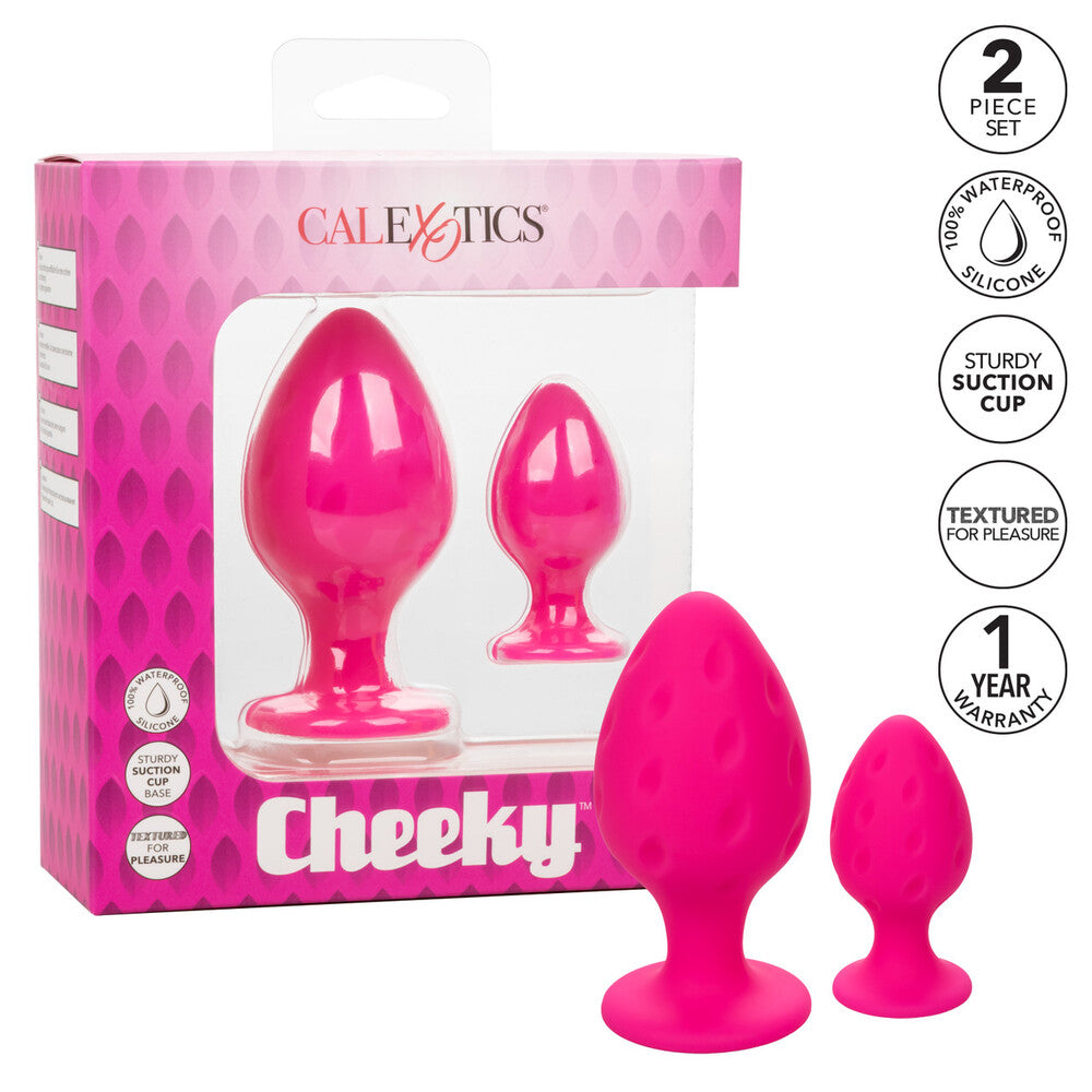 Pink Pleasure Boutique Silicone Butt Plug Duo for Couples