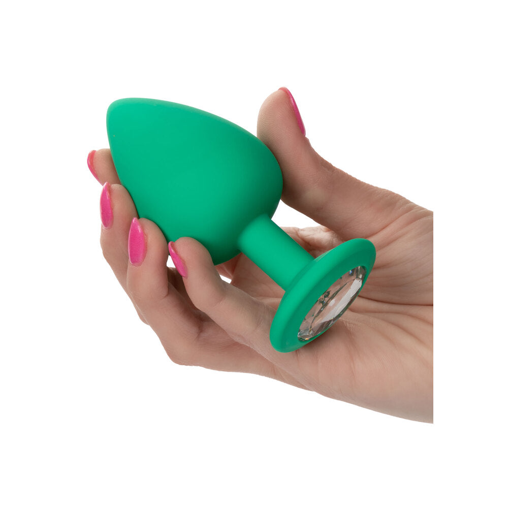 Cheeky Gems Green 3 Piece Graduated Butt Plug Set