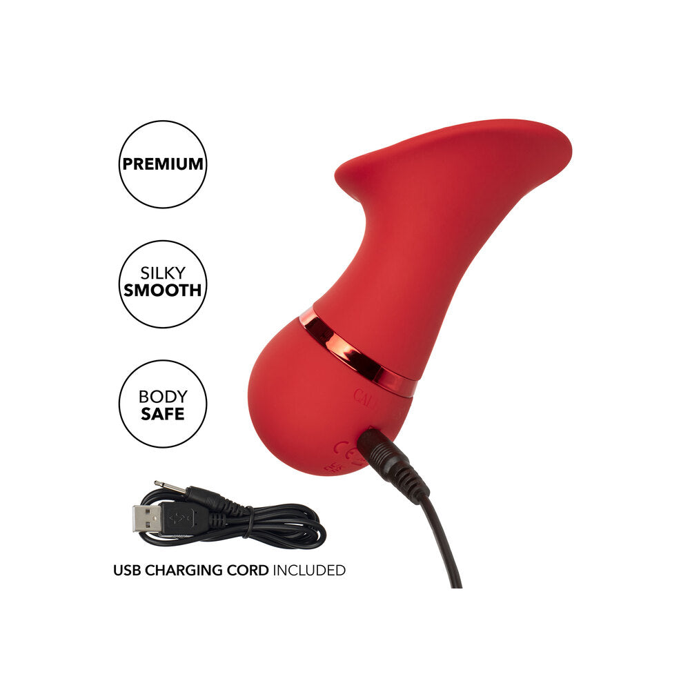 Seducer Pink Teasing Tongue Vibrator with 12 Functions