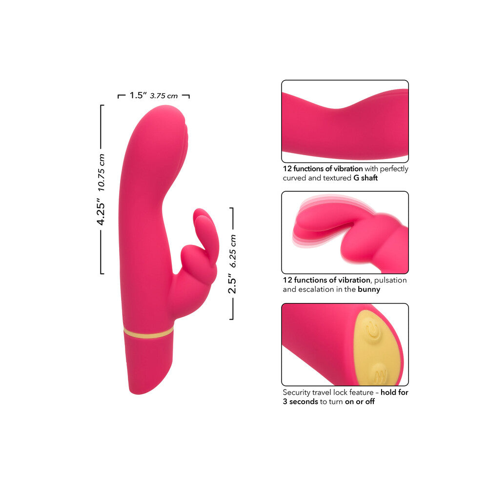California Exotic Pink Love Bunny Vibrating G Bunny Vibrator