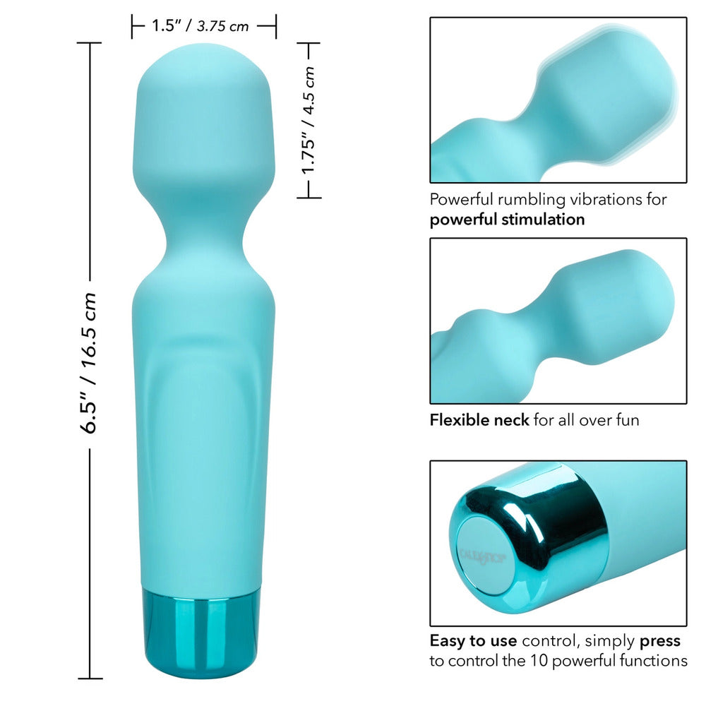 Eden Vibrant Silicone Wand Massager with Flexible Neck