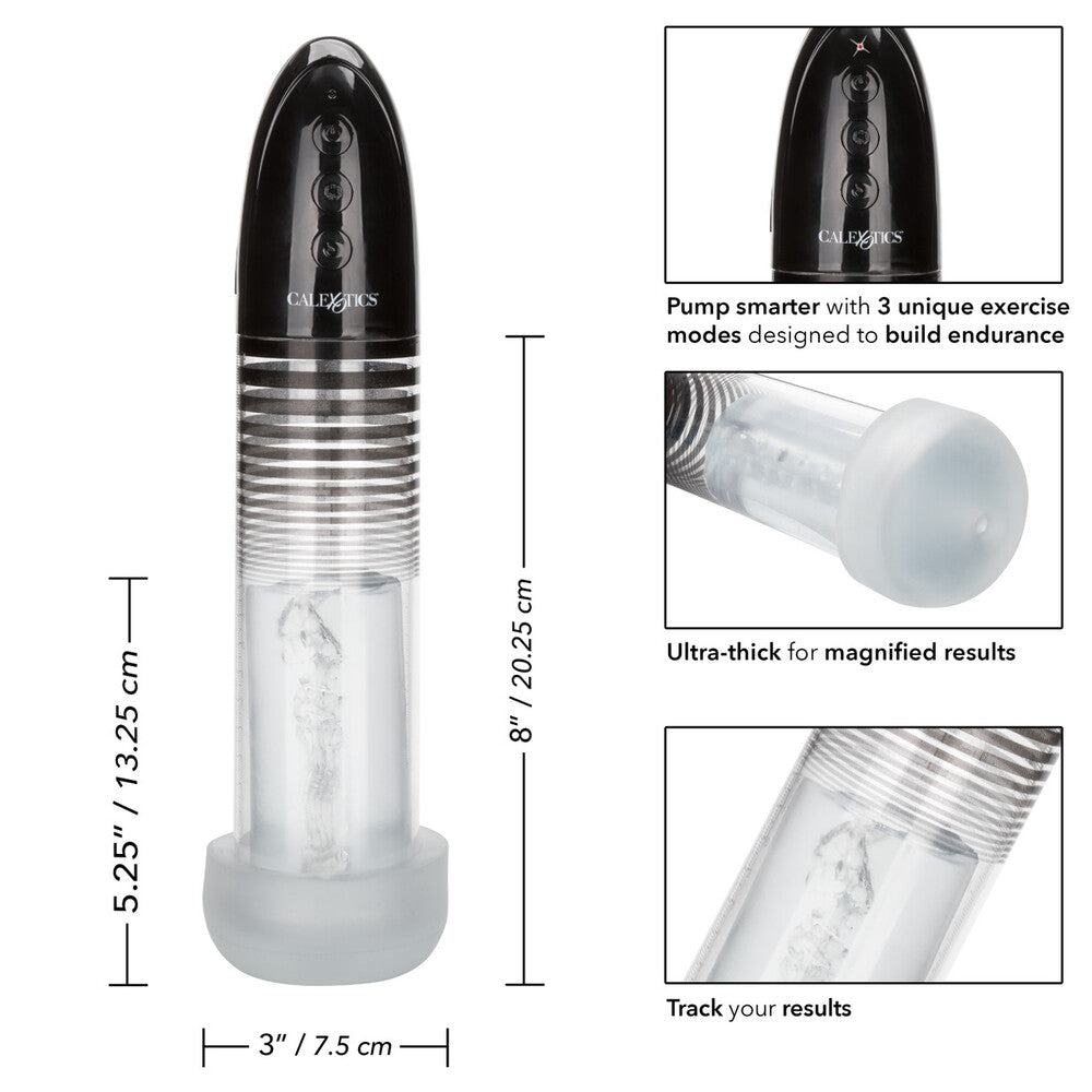 Optimum Series Black Automatic Smart Penis Pump