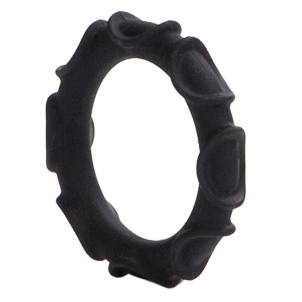 California Exotic Atlas Silicone Cock Ring Black