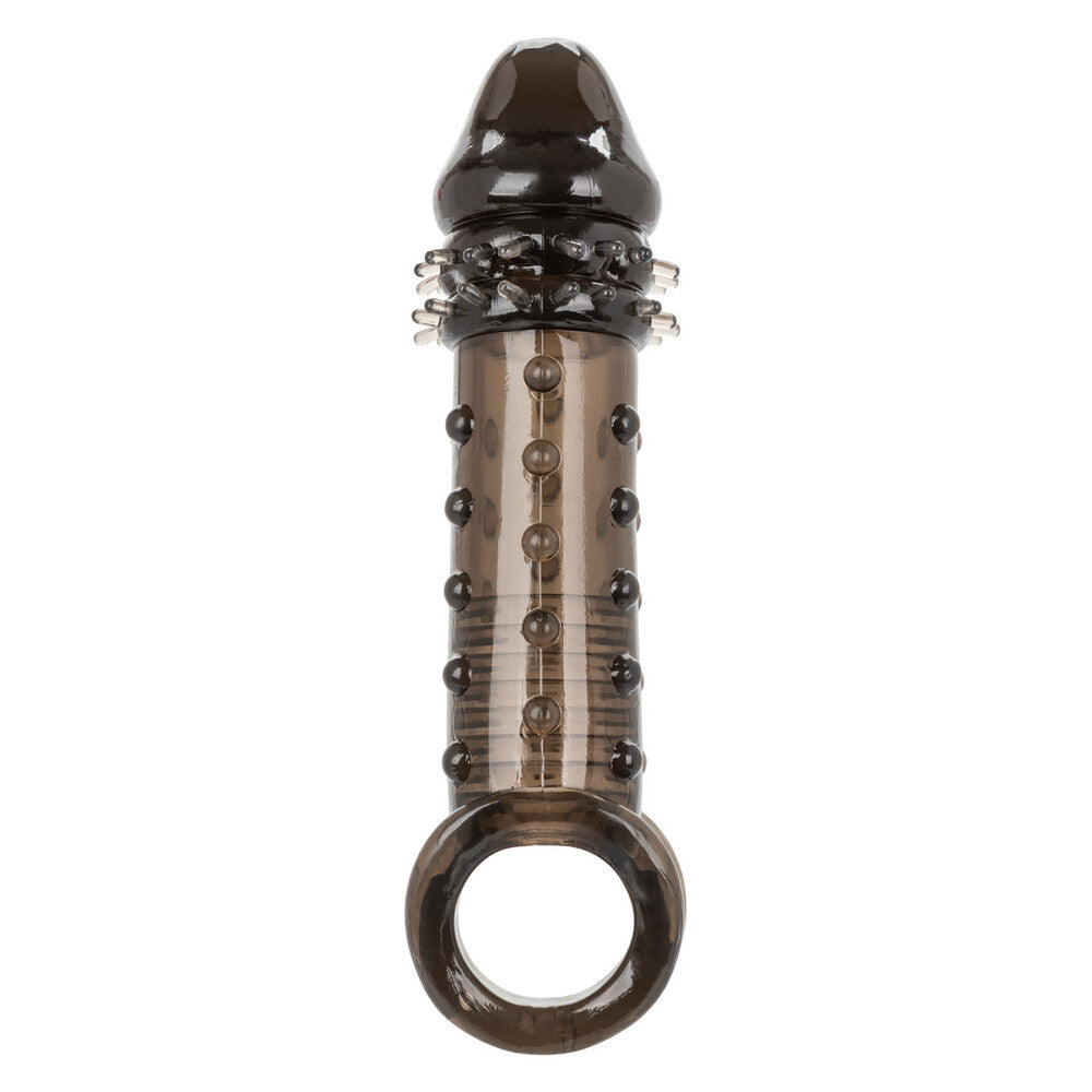 PleasurePro Clear Ultimate Stud Extender with Ribbed Chamber