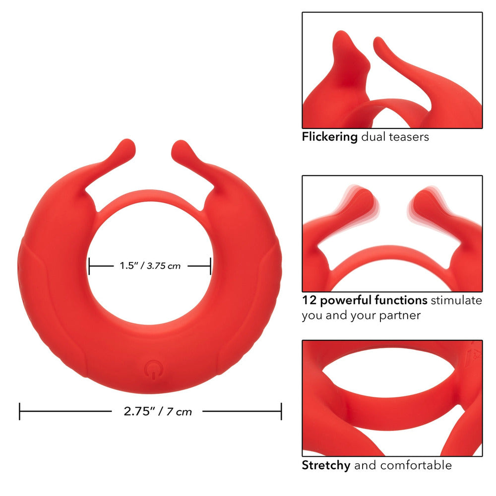 Taurus Black Couples Vibration Enhancer Cock Ring