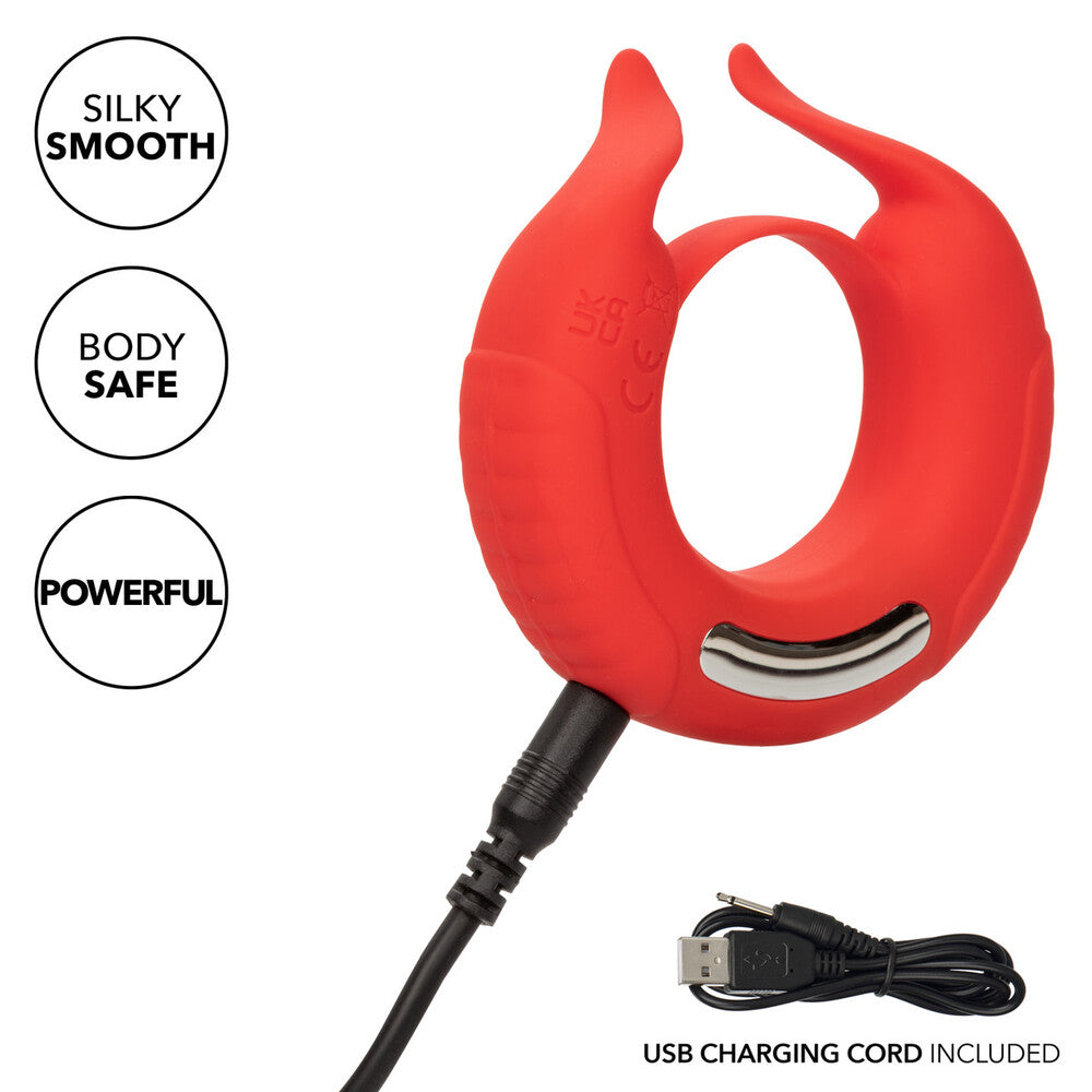 Taurus Black Couples Vibration Enhancer Cock Ring