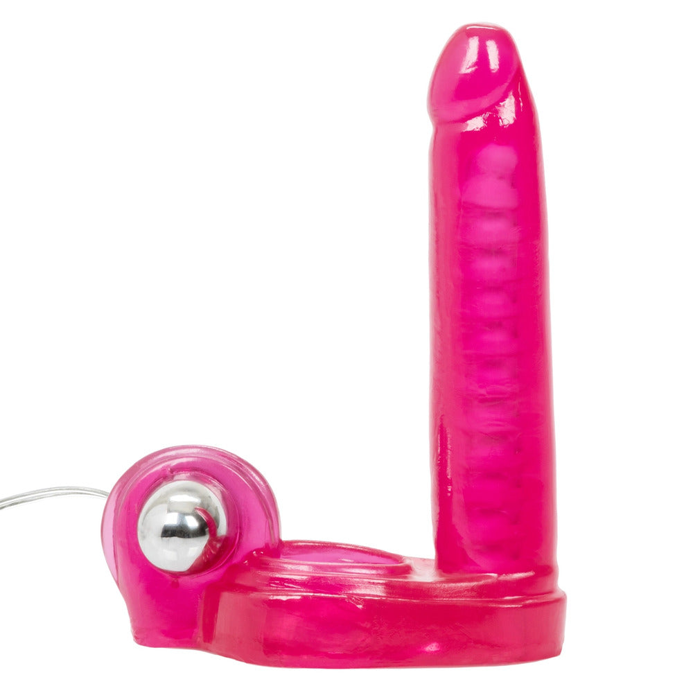 Passionate Pleasure PVC Ultimate Triple Stimulator Vibrating Cock Ring