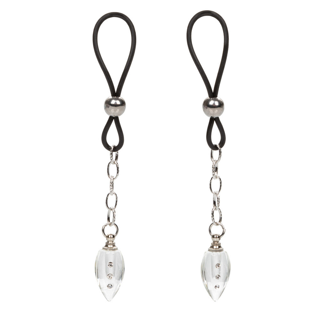 Nipple Play Crystal Teardrop Adjustable Non-Piercing Jewelry