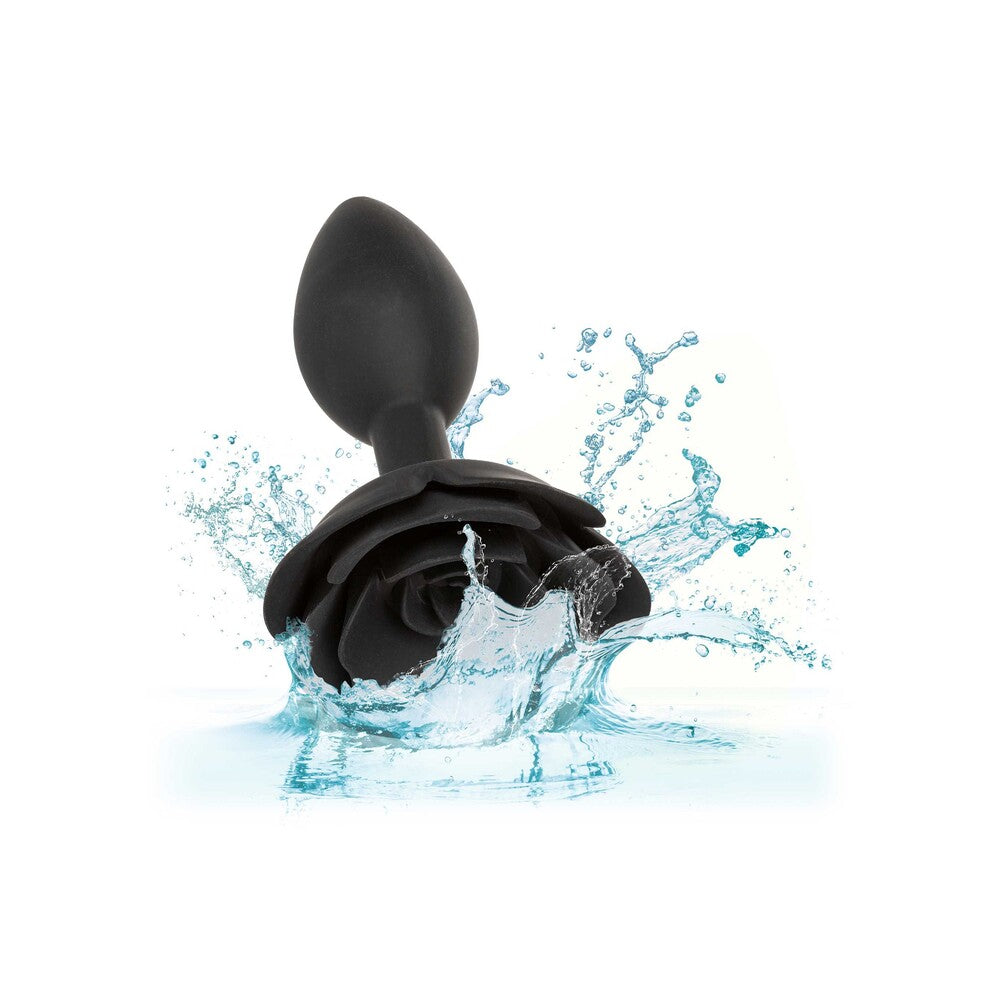 CalExotics Elegant Large Rose-Shaped Silicone Anal Plug