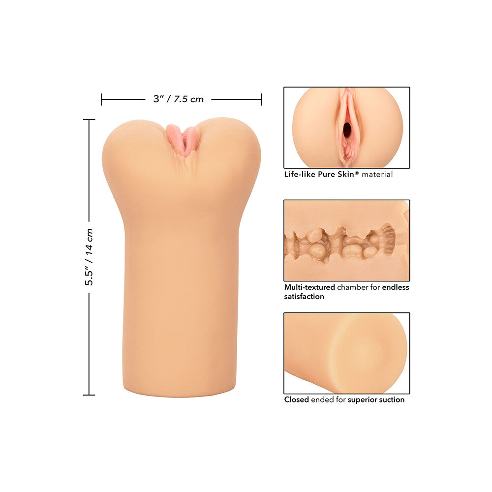 Pure Skin Flesh Pink Boundless Vulva Masturbator
