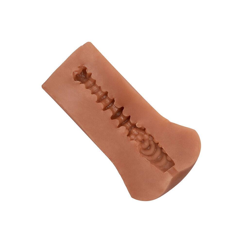 Pure Skin Flesh Brown Boundless Stroker Multi-Textured Masturbator