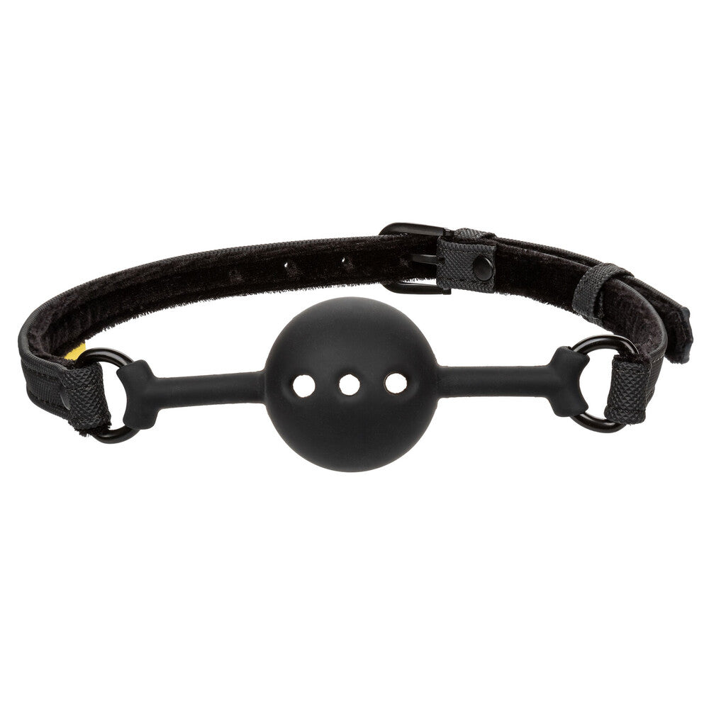 Boundless Black Silicone Ball Gag