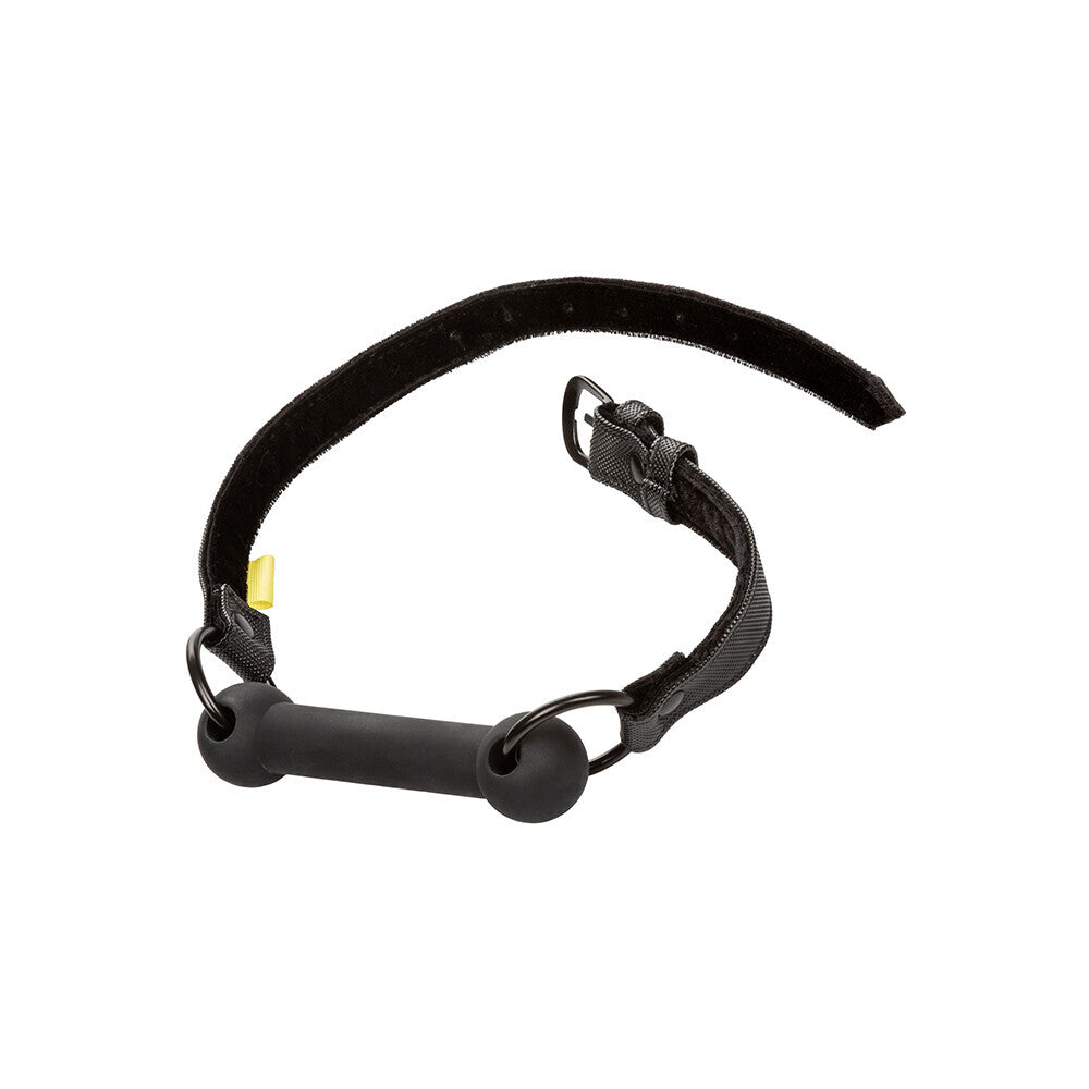 Boundless Black Silicone Bar Gag with Vegan Leather Strap