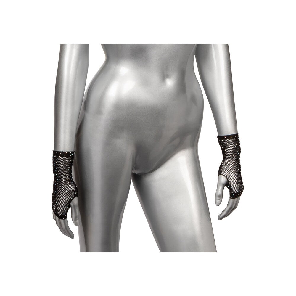 California Exotics Radiance Fingerless Gloves on manequin