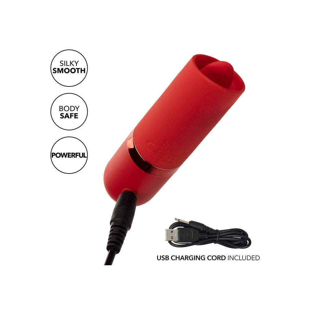 Kyst Pink Flicker Mini Massager with 10 Vibrational Functions