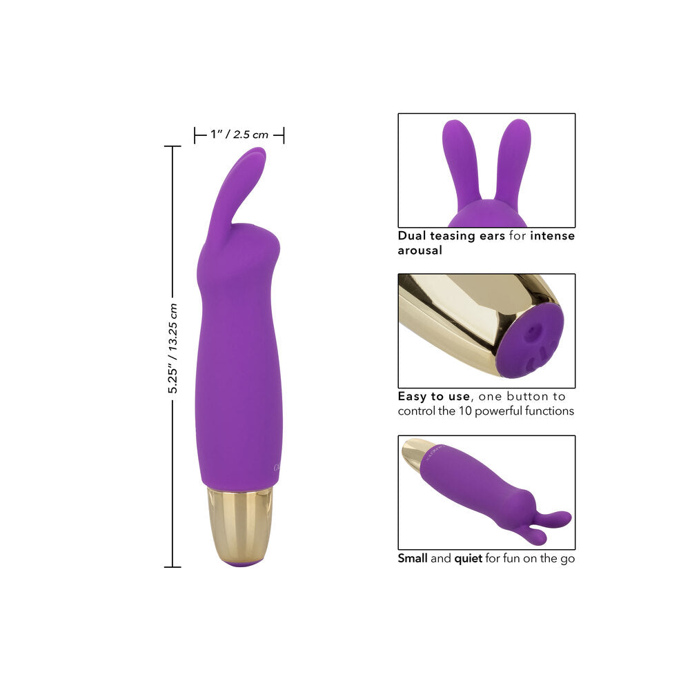Slay Pink Mini Rabbit Clitoral Massager with Multiple Speeds