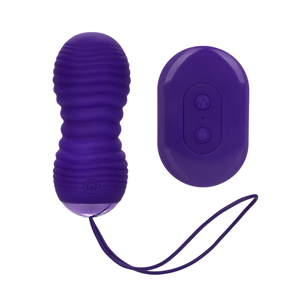 Slay Black Remote Control Ribbed Thrusting Bullet