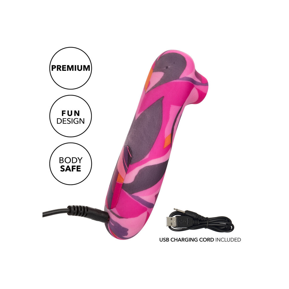 Naughty Bits Pink Suck Buddy Massager with 10 Speeds