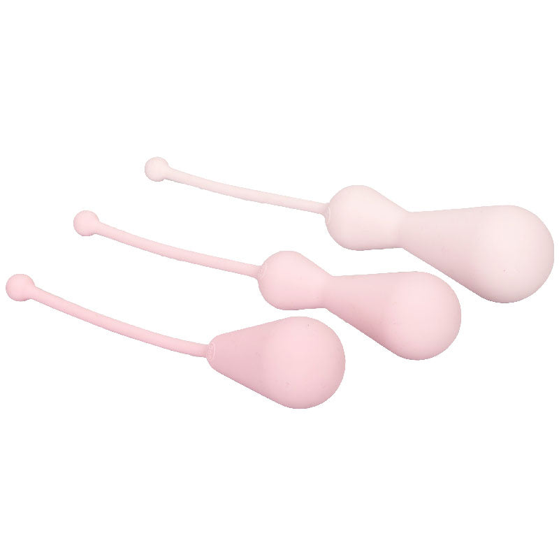 Inspire Pink Weighted Silicone Kegel Training Kit